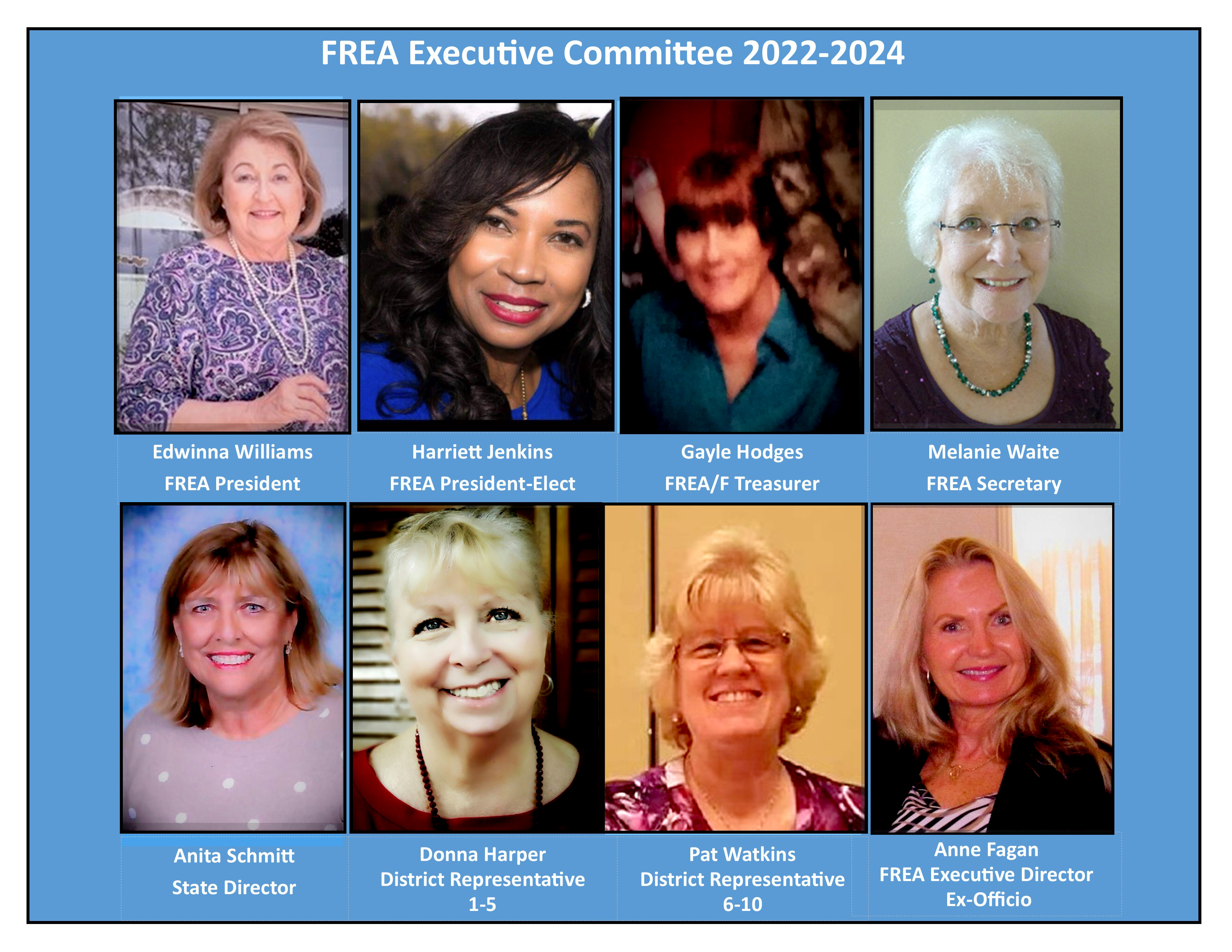 2022-2024 FREA Executive Committee